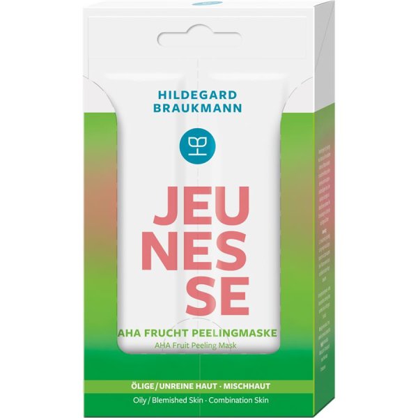 JEUNESSE Display Multi Pack AHA Frucht Peelingmaske Sachet