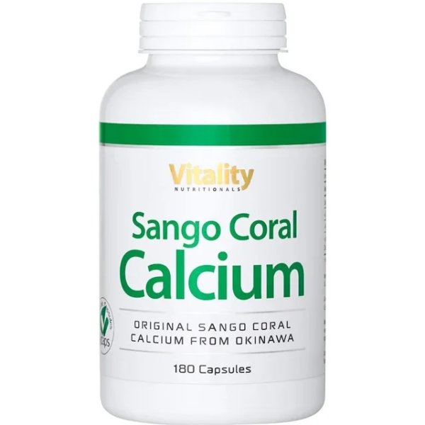 Sango Coral Calcium - Meeres Korallen (180 Kapseln)